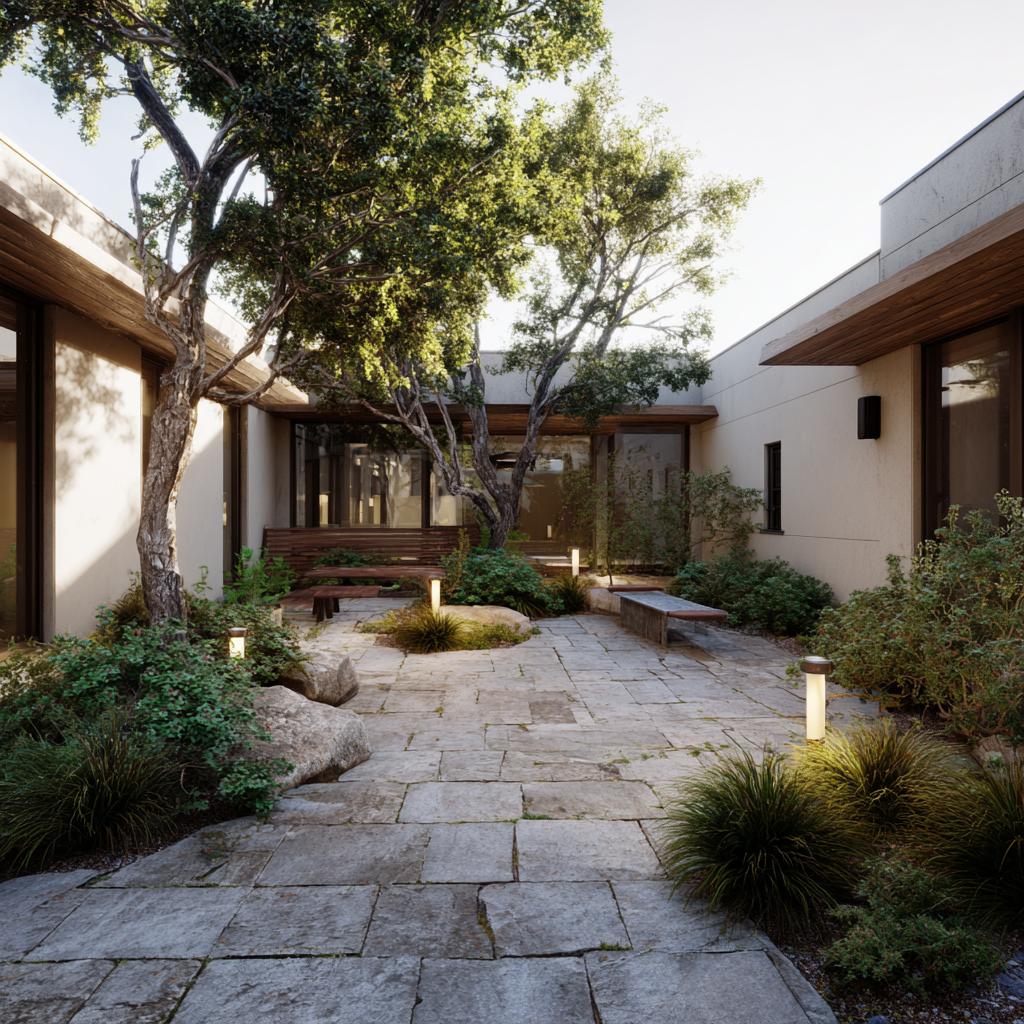 Tranquil outdoor areas at KCA Advisors recovery center